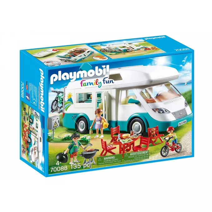 Zestaw z figurkami Family Fun 70088 Rodzinne auto kempingowe