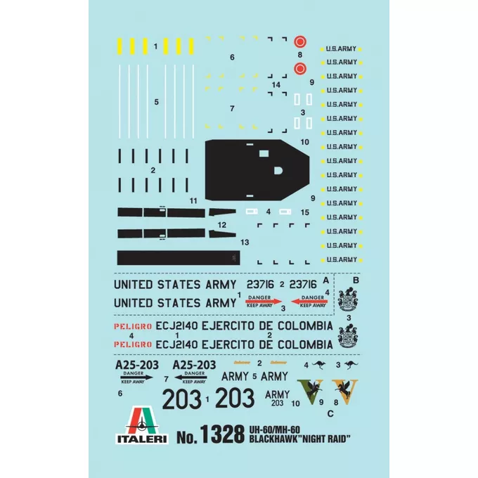 Model plastikowy UH-60/MH60 Black Hawk Night Raid