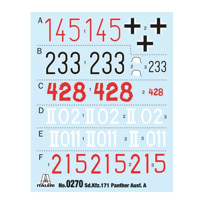 Italeri Model plastikowy Sd.Kfz.171 Panther Ausf. A 1/35