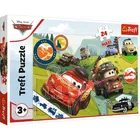 Trefl Puzzle 24 elementy Maxi Wesołe auta Disney Cars 3