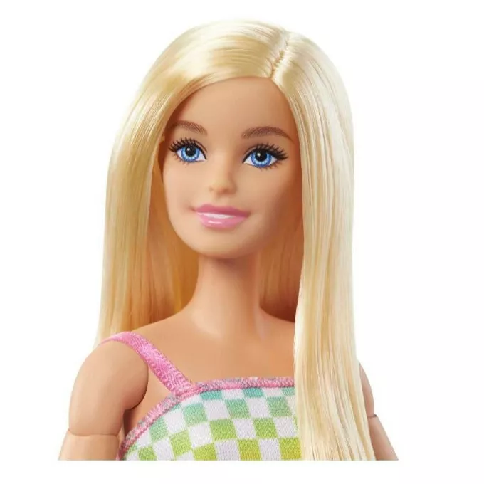 Mattel Lalka Barbie Fashionistas Na wózku strój w kratkę