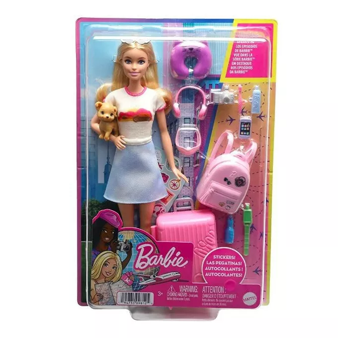 Mattel Lalka Barbie Malibu w podróży