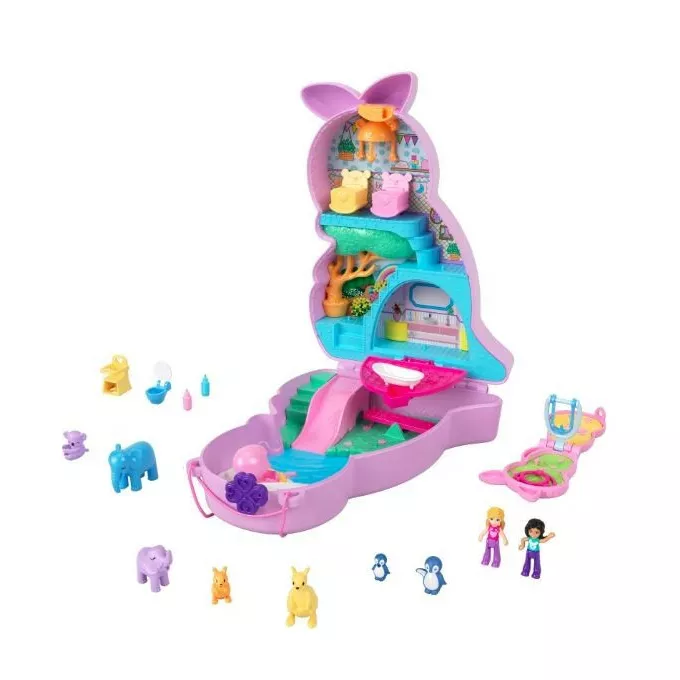 Mattel Zestaw torebka z figurkami Polly Pocket Kangurki