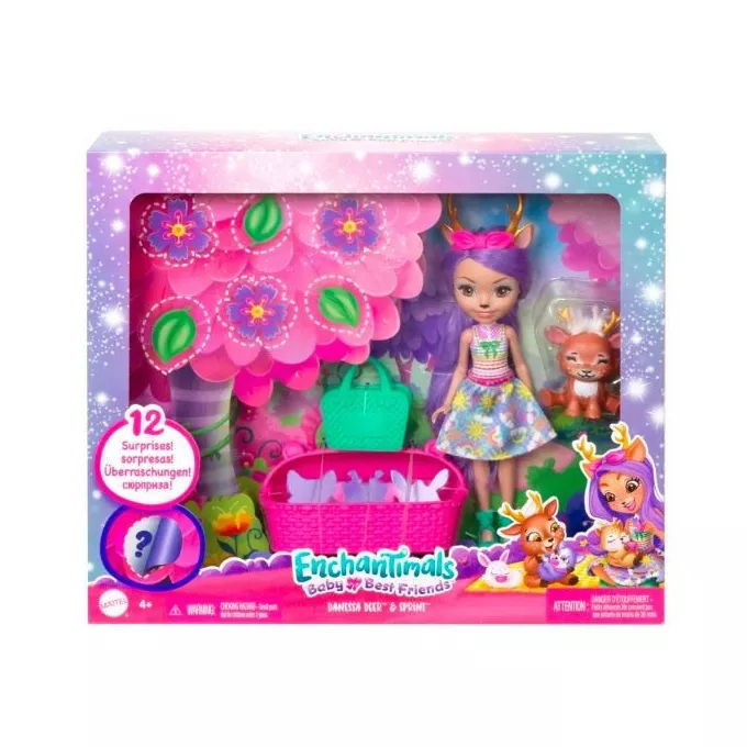 Mattel Zestaw z niespodziankami, Danessa Deer Enchantimals