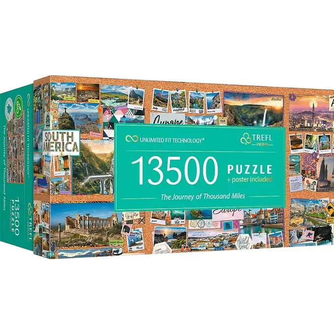 Trefl Puzzle 13500 elementów UFT Podróż tysiąca mil