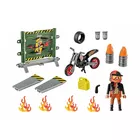 Playmobil Zestaw z figurką Stunt Show 71256 Starter Pack Pokaz kaskaderski ze ścianą ognia