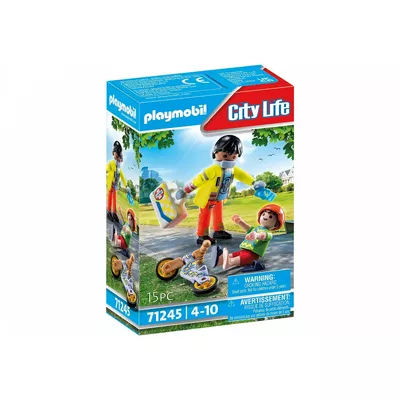 Playmobil Figurki City Life 71245 Sanitariusz z pacjentem