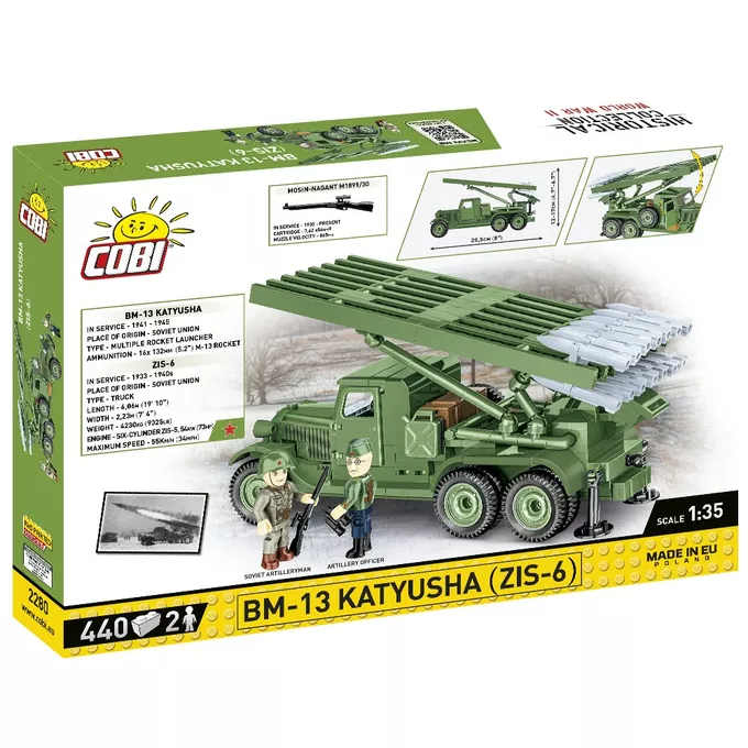 Cobi Klocki Klocki BM-13 Katyusha (ZIS-6)