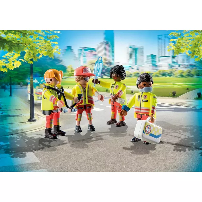 Playmobil Figurki City Life 71244 Zespół ratunkowy