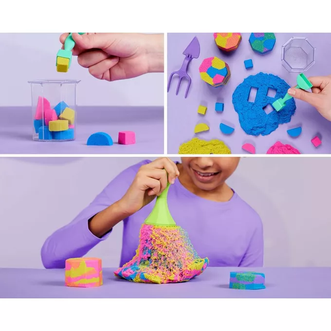 Spin Master Kinetic Sand Zgniataj i twórz