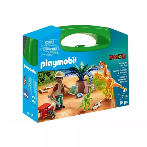 Playmobil Klocki Dinos 70108 Skrzyneczka Odkrywca dinozaurów