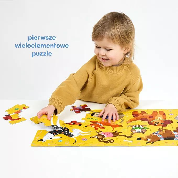 CzuCzu Puzzle 40 elementów Hau - Pieski