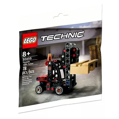 LEGO Klocki Technic 30655 Wózek widłowy z paletą