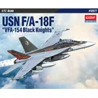 Academy Model plastikowy Samolot USN F/A-18F VFA-154 Black Kinghts 1/72