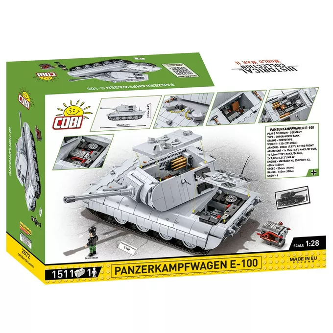 Cobi Klocki Klocki Panzerkampfwagen E-100