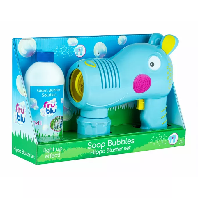 Tm Toys Fru Blu Blaster Hippo + Płyn 0,4 L