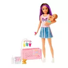 Mattel Lalka Barbie Skipper Opiekunka Łóżeczko i bobas