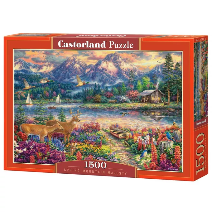 Castor Puzzle 1500 elementów Spring mountain majesty