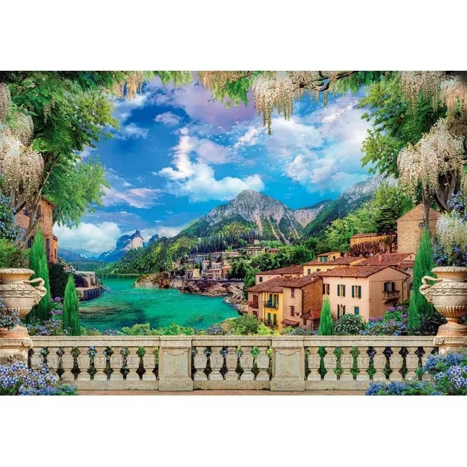 Clementoni Puzzle 3000 elementów High Quality Lush Terrace On Lake