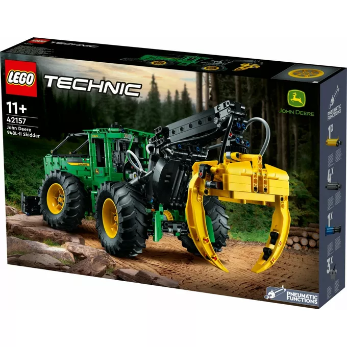 LEGO Klocki Technic 42157 Ciągnik zrywkowy John Deere 948L-II