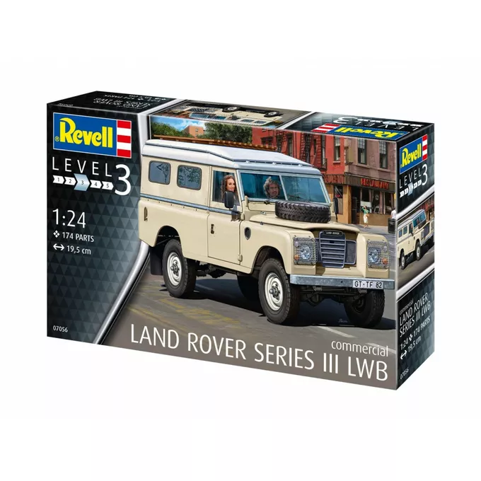 Revell Model plastikowy Land Rover series III LWB 1/24