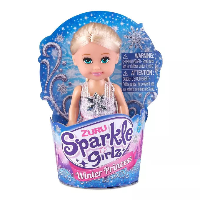 Sparkle Girlz Lalka 4.7 cala Zimowa Księżniczka kraton 48 sztuk