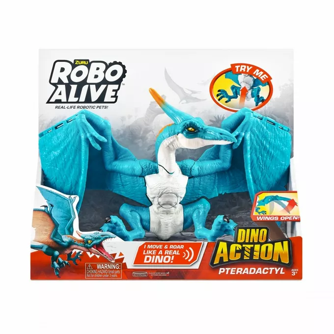 ZURU Robo Alive Figurka interaktywna Dino Action seria 1 Pterodaktyl