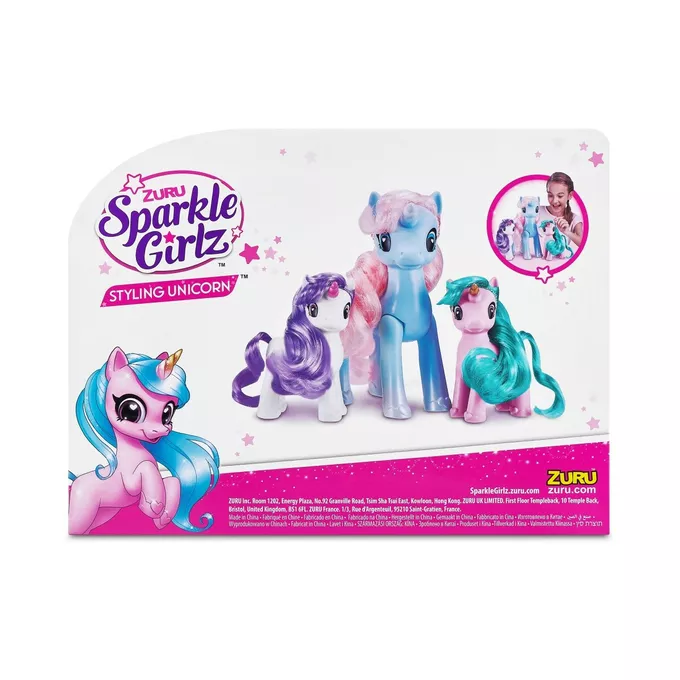 ZURU Sparkle Girlz Figurki Błyszczący jednorożec karton 6 sztuk