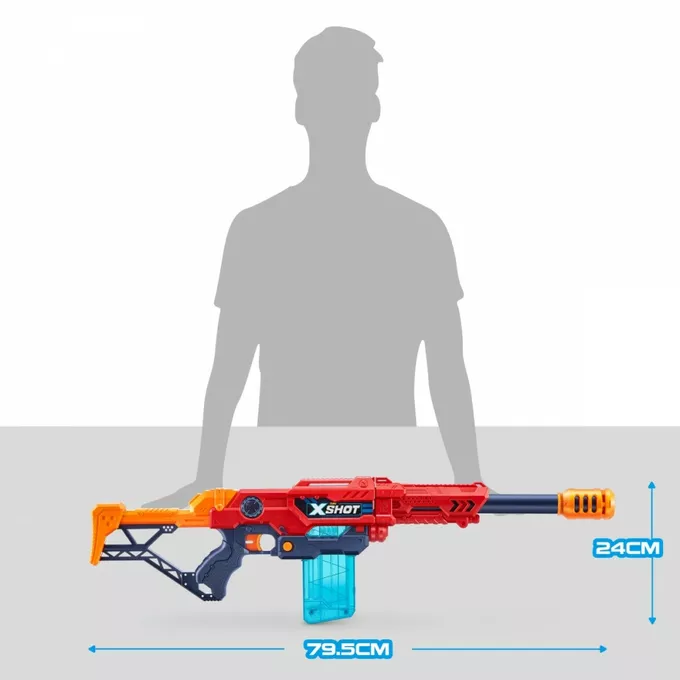 ZURU X-Shot Wyrzutnia Excel Max Attack 24 strzałek