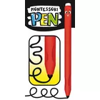 Lisciani Zestaw edukacyjny Montessori Pen Szkoła pisania z 18 tabliczkami