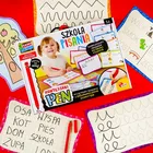 Lisciani Zestaw edukacyjny Montessori Pen Szkoła pisania z 18 tabliczkami