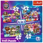 Trefl Puzzle 4w1 Bohaterowie Psi Patrol Paw Patrol