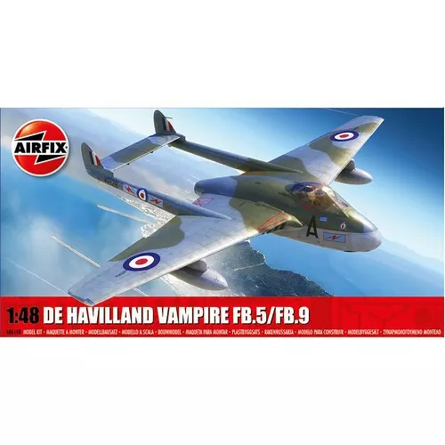 Airfix Model plastikowy De Havilland Vampire FB.5/FB.9 1/48