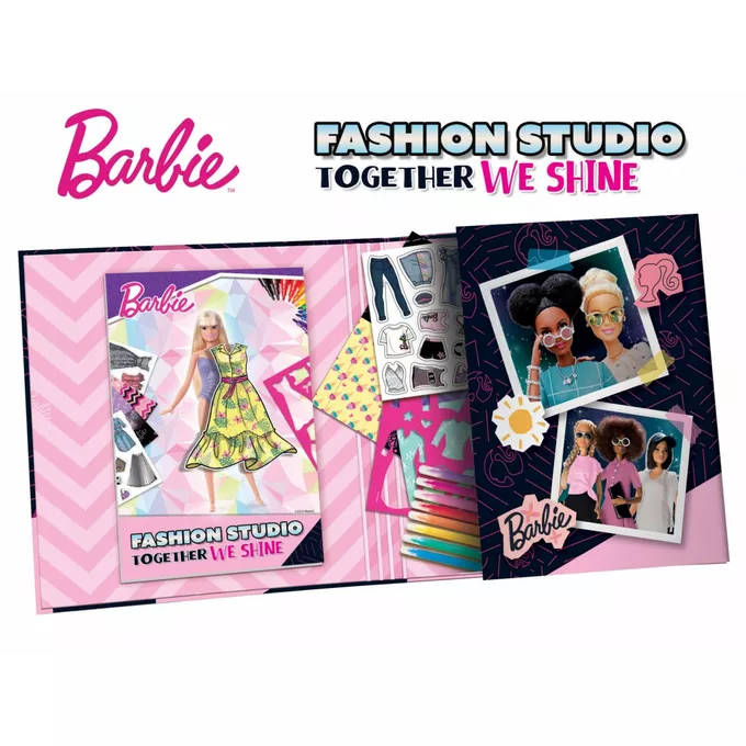 Lisciani Książeczka do projektowania kreacji Barbie