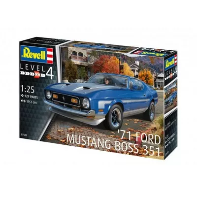 Revell Model plastikowy Samochód 71 Ford Mustang Boss 351 1/25