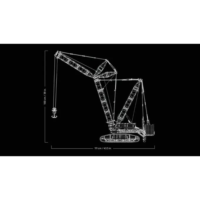 LEGO Klocki Technic 42146 Żuraw gąsienicowy Liebherr LR 13000