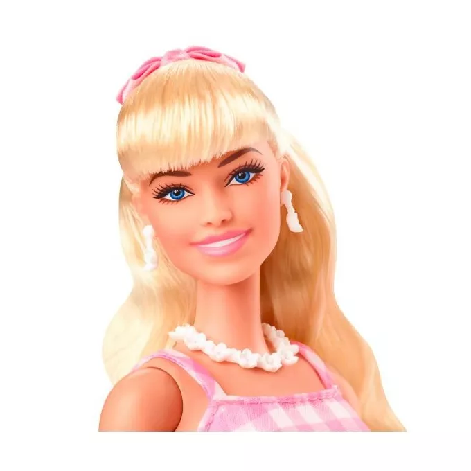 Mattel Lalka filmowa Barbie Margot Robbie jako Barbie w różowej sukience