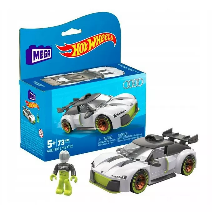 Mega Bloks Zestaw konstrukcyjny Hot Wheels Audi R8