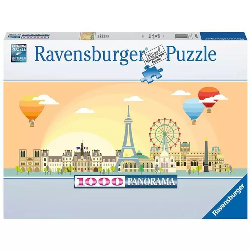 Ravensburger Polska Puzzle 1000 elementów Panoramiczne Paryż