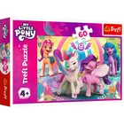 Trefl Puzzle 60 elementów W świecie przyjaźni Kucyki Pony