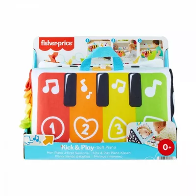 Fisher Price Edukacyjne miękkie pianinko Baw się i kop