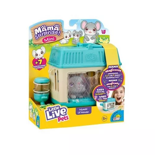 Cobi Figurki Little Live Pets Mama Surprise Mini Niebieski