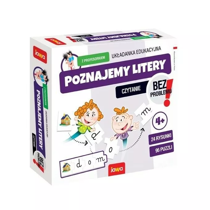 Jawa Gra Poznajemy Litery z Profesorkiem