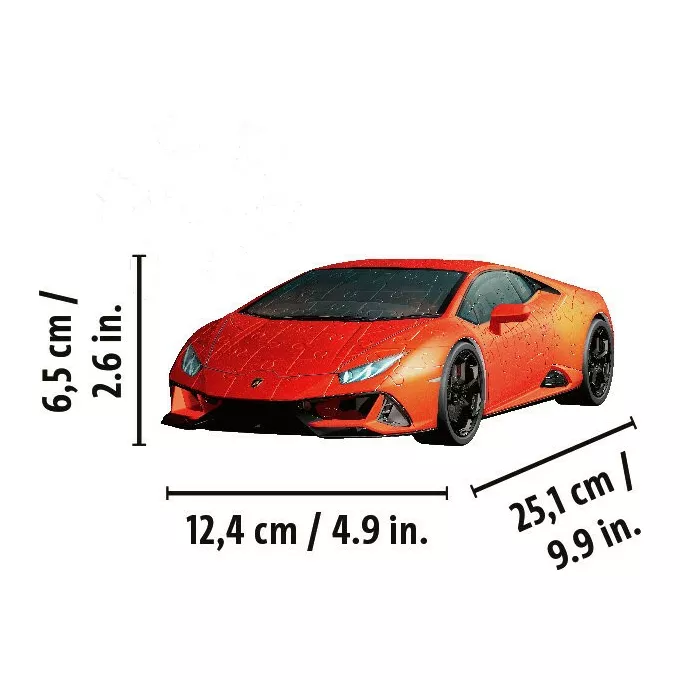 Ravensburger Polska Puzzle 108 elementów 3D Pojazdy Lamborghini Huracan Evo