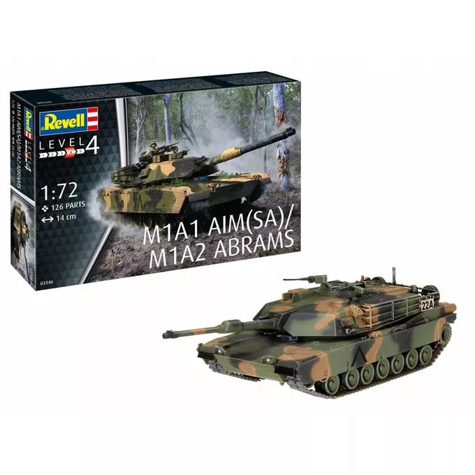 Revell Model plastikowy M1A2 Abrams 1/72