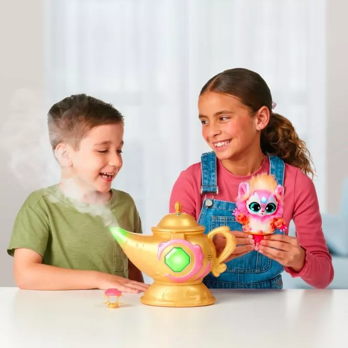 Tm Toys Maskotka interaktywna Magic Mixies Lampa Dżina Różowa