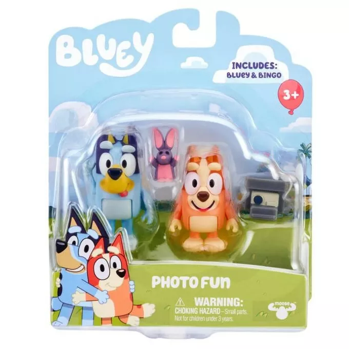 Tm Toys Zestaw figurek Bluey 2pak zabawa w fotografa