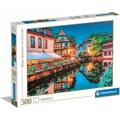 Clementoni Puzzle 500 elementów Strasburg stare miasto