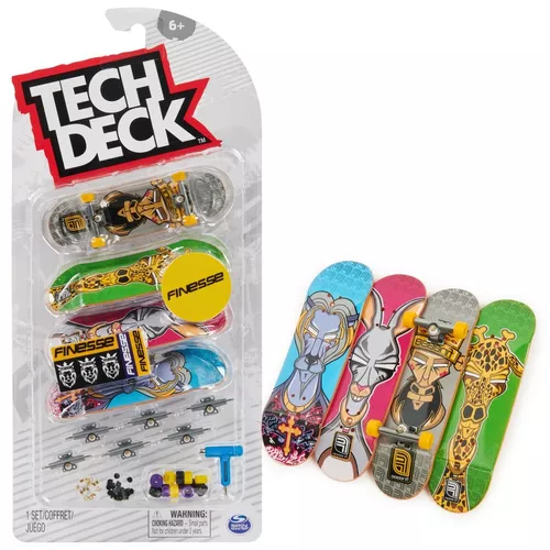 Spin Master Zestaw Tech Deck fingerboard 4-pak asortyment