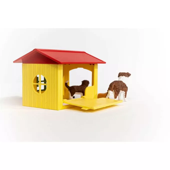 Schleich Zestaw figurek Przytulna buda dla psa Farm World